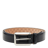 グッチ ロゴプレーンベルト 232832 ブラック レザー メンズ GUCCI 中古