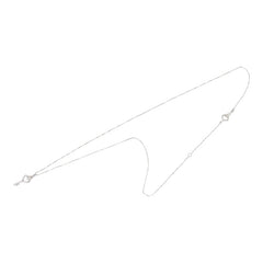 K14WG ホワイトゴールド キーモチーフ 鍵 ハート ペンダント ネックレス レディース 中古