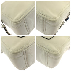 マークジェイコブス ザ ソフトショット ショルダーバッグ クラッチバッグ 2WAY M0014592 278 ホワイト レザー レディース MARC JACOBS 中古