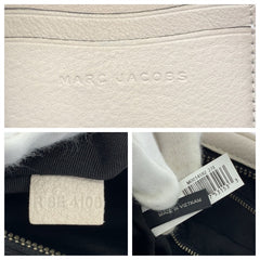 マークジェイコブス ザ ソフトショット ショルダーバッグ クラッチバッグ 2WAY M0014592 278 ホワイト レザー レディース MARC JACOBS 中古