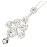 スワロフスキー Sensation センセーション チェーン ネックレス ペンダント シルバー メタル ラインストーン レディース SWAROVSKI 中古