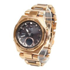 カシオ Baby-G G-MS 腕時計 MSG-B100 ソーラー グレー文字盤 ステンレススチール レディース CASIO 中古