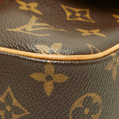 ルイ ヴィトン モノグラム マレルサックアド リュック バックパック M51158 ブラウン PVC レザー レディース LOUIS VUITTON 中古