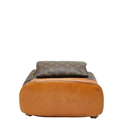 ルイ ヴィトン モノグラム モンスリGM リュック バックパック M51135 ブラウン PVC レザー レディース LOUIS VUITTON 中古