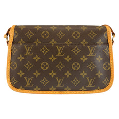 ルイ ヴィトン モノグラム ソローニュ ショルダーバッグ ポシェット M42250 ブラウン PVC レザー レディース LOUIS VUITTON 中古