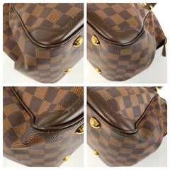 ルイ ヴィトン ダミエ ヴェローナ PM ハンドバッグ トートバッグ ショルダーバッグ N41117 ブラウン PVC レディース LOUIS VUITTON 中古
