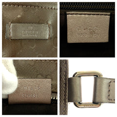 グッチ GGインプリメ ショルダーバッグ ポシェット 201538 ベージュ メタリックベージュ PVC レディース GUCCI 中古