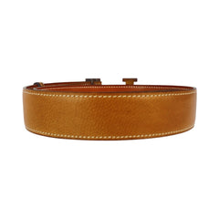 エルメス Hベルト コンスタンス ベルト ブラウン キャメル レザー レディース HERMES 中古