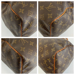 ルイ ヴィトン モノグラム スピーディ30 ハンドバッグ ミニボストンバッグ M41526 ブラウン PVC レディース LOUIS VUITTON 中古