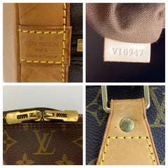 ルイ ヴィトン モノグラム アルマ ハンドバッグ M51130 ブラウン PVC レザー レディース LOUIS VUITTON 中古