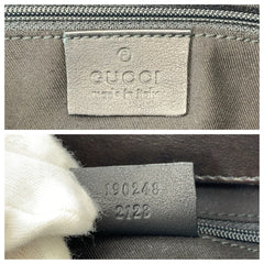 グッチ アビー トートバッグ ハンドバッグ 190248 ブラック 黒 エナメル レディース GUCCI 中古