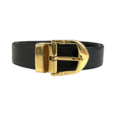 ルイ ヴィトン エピ サンチュール ベルト M68332 ブラック 黒 ノワール レザー メンズ LOUIS VUITTON 中古