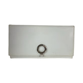 ブルガリ ブルガリブルガリ 長財布 ロングウォレット ホワイト レザー レディース BVLGARI 中古