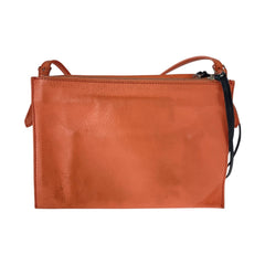 バレンシアガ Papier Mini Triple ショルダーバッグ ポシェット ピンク レザー レディース BALENCIAGA 中古