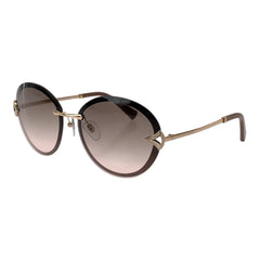 ブルガリ ディーヴァ ドリーム サングラス BV6101-B 2037/3B ブラウン メタル プラスチック レディース BVLGARI 中古