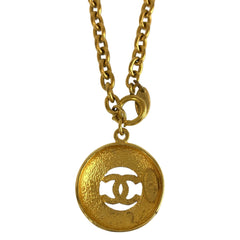 シャネル ココマーク ネックレス ゴールド メッキ レディース CHANEL 中古