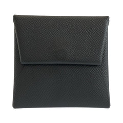 エルメス バスティア コインケース 小銭入れ 男女兼用 ブラック 黒 ヴォーエプソン レディース HERMES 中古