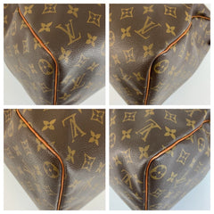 ルイ ヴィトン モノグラム キーポル45 ボストンバッグ 男女兼用 M41428 ブラウン PVC レザー レディース LOUIS VUITTON 中古