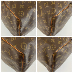 ルイ ヴィトン モノグラム キーポル50 ボストンバッグ 男女兼用 M41426 ブラウン PVC レザー レディース LOUIS VUITTON 中古