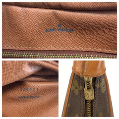 ルイ ヴィトン モノグラム ブローニュ ショルダーバッグ メッセンジャーバッグ M51265 ブラウン PVC レザー レディース LOUIS VUITTON 中古
