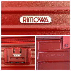 リモワ SALSA 104L 2輪 スーツケース キャリーケース キャリーバッグ 男女兼用 レッド プラスチック メンズ RIMOWA 中古