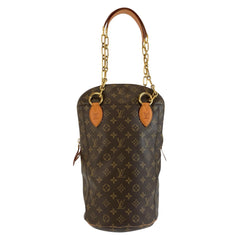 ルイ ヴィトン モノグラム パンチングバッグGM トートバッグ ショルダーバッグ M40231 ブラウン PVC レザー レディース LOUIS VUITTON 中古