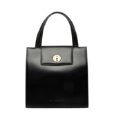 ブルガリ ハンドバッグ ブラック レザー レディース BVLGARI 中古