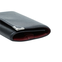 カルティエ カボション 六連 キーケース キーホルダー L3000579 ブラック レザー レディース CARTIER 中古