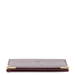 カルティエ マストライン パスケース カードケース ボルドー ゴールド レザー レディース CARTIER 中古