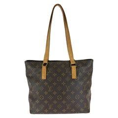 ルイ ヴィトン モノグラム カバ・ピアノ トートバッグ ショルダーバッグ M51148 ブラウン PVC レザー レディース LOUIS VUITTON 中古