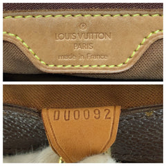 ルイ ヴィトン モノグラム カバ・ピアノ トートバッグ ショルダーバッグ M51148 ブラウン PVC レザー レディース LOUIS VUITTON 中古