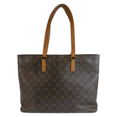 ルイ ヴィトン モノグラム ルコ トートバッグ ショルダーバッグ M51155 ブラウン PVC レザー レディース LOUIS VUITTON 中古