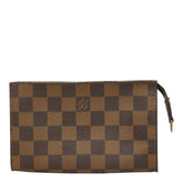 ルイ ヴィトン ダミエ マレ 付属 ポーチ ブラウン PVC レザー レディース LOUIS VUITTON 中古