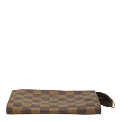 ルイ ヴィトン ダミエ マレ 付属 ポーチ ブラウン PVC レザー レディース LOUIS VUITTON 中古
