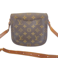 ルイ ヴィトン モノグラム サンクルー ショルダーバッグ ポシェット M51242 ブラウン PVC レザー レディース LOUIS VUITTON 中古
