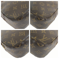ルイ ヴィトン モノグラム スポンティーニ ショルダーバッグ ハンドバッグ 2WAY M47500 ブラウン PVC レザー レディース LOUIS VUITTON 中古