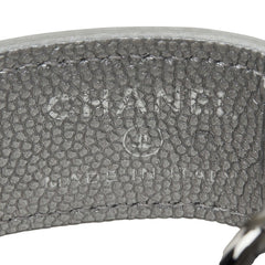 シャネル ココマーク ターンロック ベビーカーフック シルバー キャビアスキン メタル ユニセックス CHANEL 中古