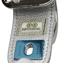 シャネル ココマーク ターンロック ベビーカーフック シルバー キャビアスキン メタル ユニセックス CHANEL 中古