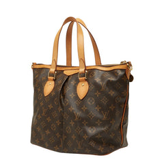 ルイ ヴィトン モノグラム パレルモPM ハンドバッグ ショルダーバッグ 2WAY M40145 ブラウン PVC レザー レディース LOUIS VUITTON 中古