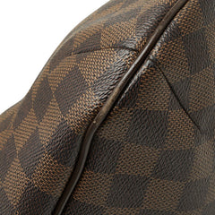 ルイ ヴィトン ダミエ ブルームズベリGM 斜め掛け ショルダーバッグ N42250 ブラウン PVC レザー レディース LOUIS VUITTON 中古