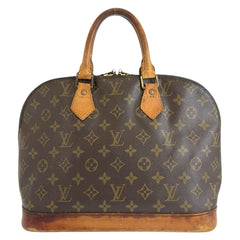 ルイ ヴィトン モノグラム アルマ ハンドバッグ M51130 ブラウン PVC レザー レディース LOUIS VUITTON 中古