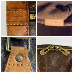 ルイ ヴィトン モノグラム アルマ ハンドバッグ M51130 ブラウン PVC レザー レディース LOUIS VUITTON 中古