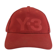 ワイスリー キャップ 帽子 ベースボール 男女兼用 レッド ポリエステル ポリウレタン メンズ Y-3 中古