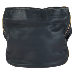 ロエベ アナグラム ショルダーバッグ ブラック ブラウン レザー レディース LOEWE 中古