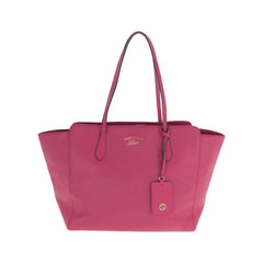 グッチ スウィング トートバッグ ショルダーバッグ 354397 ピンク レザー レディース GUCCI 中古