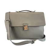 ルイ ヴィトン タイガ ヴァシリGM ビジネスバッグ ブリーフケース ショルダーバッグ M32638 グレー レザー メンズ LOUIS VUITTON 中古