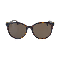 グッチ GGマーモント 男女兼用 サングラス ブラウン ゴールド プラスチック メンズ GUCCI 中古