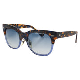 グッチ ニューハバナ サングラス 男女兼用 GG 3744/S ブルー ブラウン プラスチック メッキ レディース GUCCI 中古