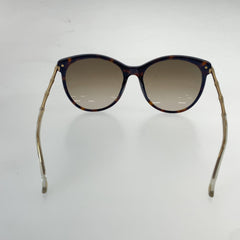 グッチ バンブー インターロッキングGG 男女兼用 サングラス ブラウン ゴールド メンズ GUCCI 中古