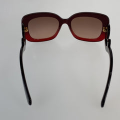 プラダ グラデーション サングラス レッド プラスチック レディース PRADA 中古